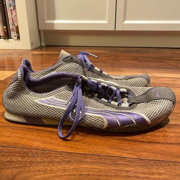 Puma Grey and Purple Walking Shoes - Picture 6 of 7